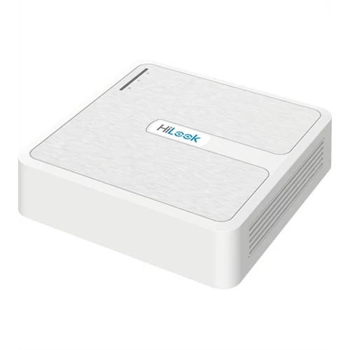 HiLook NVR rögzítő - NVR-108H-D/8P (8 csatorna, H265+, HDMI+VGA, 2xUSB, 1x Sata, 8x PoE)