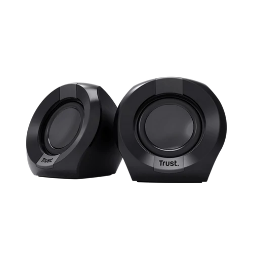 Trust Hangszóró 2.0 - Polo (4W RMS; hangerőszabályzó; 3,5mm jack; USB tápcsatlakozó; fekete)