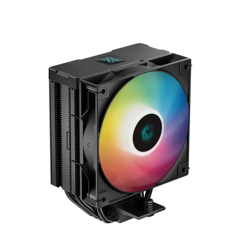 DeepCool CPU Cooler - AG400 DIGITAL ARGB (31,6 dB; max, 128,93 m3/h; 4pin csatlakozó, 4 db heatpipe, 12cm, PWM, A-RGB)