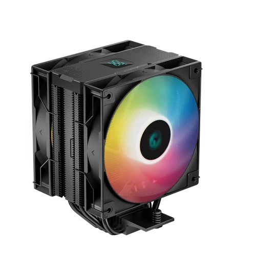 DeepCool CPU Cooler - AG400 DIGITAL PLUS (31,6 dB; max, 134,03 m3/h; 4pin csatlakozó, 4 db heatpipe, 12cm, PWM)