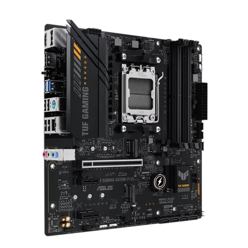 Asus Alaplap - AMD TUF GAMING A620M-PLUS AM5 (A620, 4xDDR5 7600+MHz, 1x 2,5 Gb LAN, 2xM.2, 4xSATA3, HDMI+2xDP)