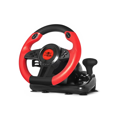 Spirit of Gamer Kormány - RACE WHEEL PRO 1 (kormány+pedálok, PC kompatibilis, fekete/piros)
