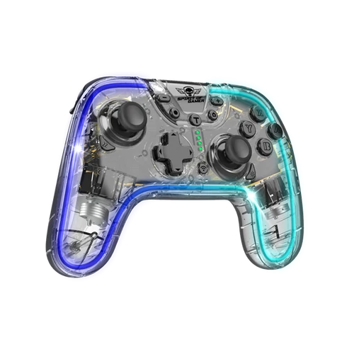 Spirit of Gamer Gamepad Vezeték Nélküli - Pulse Bluetooth (BT, Vibration, PC/iOS/Android kompatibilis, fekete-kék)
