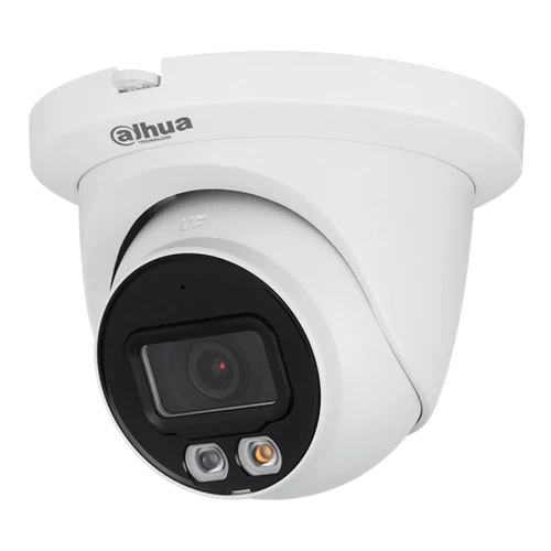 Dahua IP turretkamera - IPC-HDW1439V-A-IL (4MP, 2,8mm, kültéri, H265+, IP67, IR30m+LED20m, ICR, DWDR, 3DNR, PoE, mikr.)