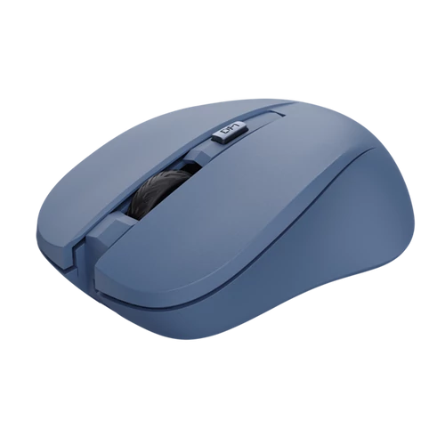 Trust Egér Notebook Vezeték Nélküli - Mydo Silent Eco (Optikai; 1000-1800dpi, mikro vevő; kék)