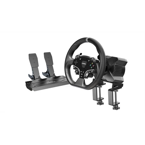 Moza Racing kormány - R3 PC/XBOX Szimulátor szett (Direct Drive, R3 bázis, ESX kormány, SR-P Lite pedál, bilincs)