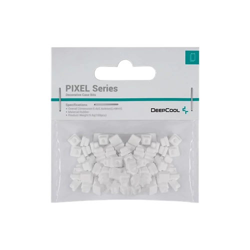 DeepCool Számítógépház Kiegészítő - PIXEL WH (100db, fehér, szilikon)