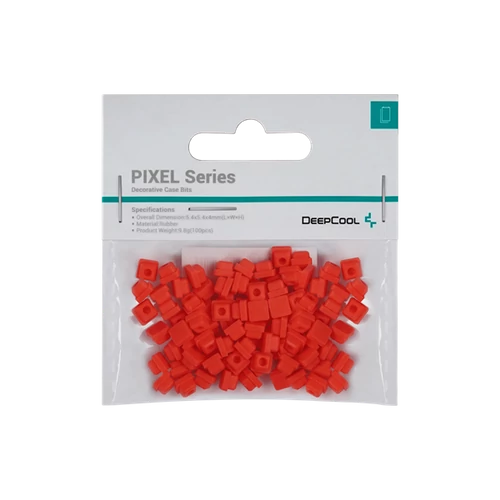 DeepCool Számítógépház Kiegészítő - PIXEL RD (100db, piros, szilikon)