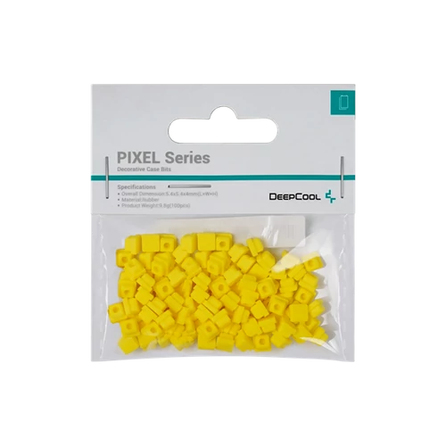 DeepCool Számítógépház Kiegészítő - PIXEL YE (100db, sárga, szilikon)