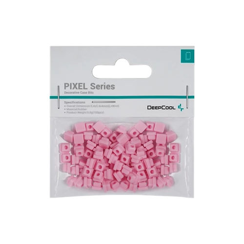DeepCool Számítógépház Kiegészítő - PIXEL PK (100db, pink, szilikon)