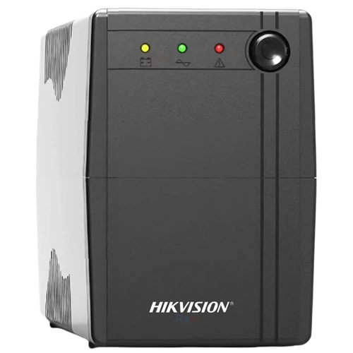 Hikvision Szünetmentes  600VA - DS-UPS600 (2 Schuko, line-interaktív, fekete)