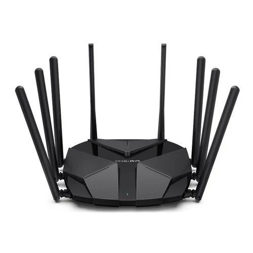 Mercusys Router WiFi AX6000 - MR90X (1148Mbps 2,4GHz + 4804Mbps 5GHz; 1x 2,5Gbps +3x 1Gbps port, WPA3; 8x Antenna)
