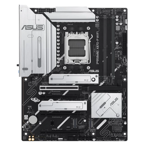 Asus Alaplap - AMD PRIME X870-P WIFI AM5 (X870, ATX, 4xDDR5 8000+MHz, 2xSATA3, 4x M.2, HDMI+USB4)