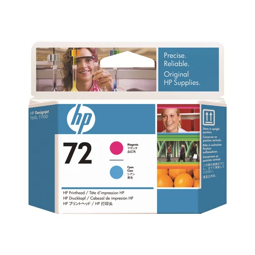 HP C9383A HP 72 magenta + cyan tintapatr