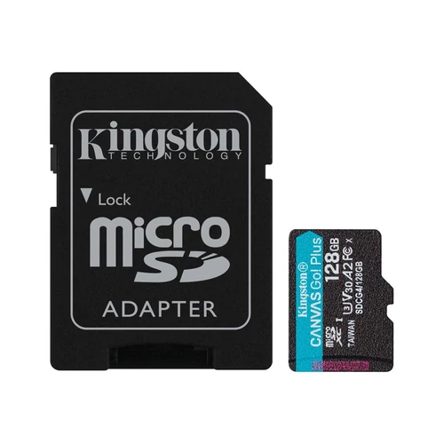 KINGSTON 128GB microSDXC + Adapter
