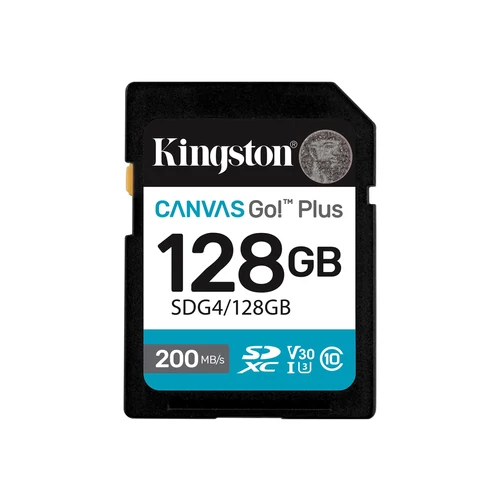 KINGSTON 128GB SDXC Canvas Go Plus Gen4