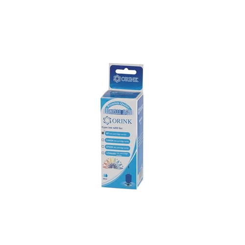 Utángyártott Ink Hp refill kit cyan 30ml ORINK