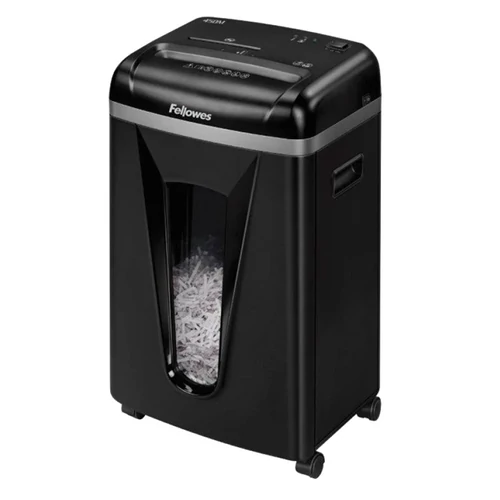 Iratmegsemmisítő, 9lap, mikrokonfetti vágás 2x12mm, Fellowes® Microshred 450M