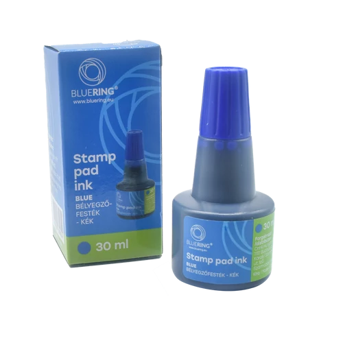 Bélyegzőfesték 30ml, Bluering® Flower kék