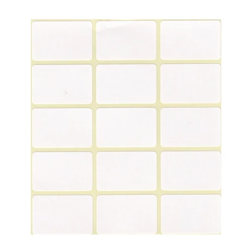 Etikett címke, 20x30mm, 4 lap, 15 címke/lap
