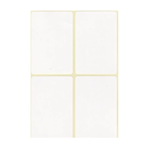 Etikett címke, 45x70mm, 15 lap, 4 címke/lap