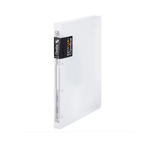 Gyűrűskönyv A4, 4 gyűrűs 2cm gerinc PP, Karton P+P Opaline fehér