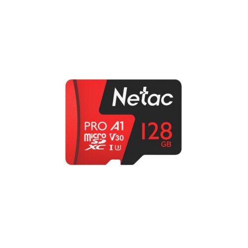 Memóriakártya Micro SDXC 128GB Netac P500 Extreme Pro + SD adapter (UHS-1 U3 V30) (H)