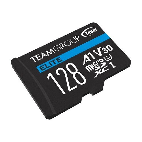 Memóriakártya Micro SDXC 128GB Team Elite A1 + SD adapter (UHS-I U3) (H)