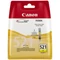 Canon CLI-521 YL  sárga (YL-Yellow) eredeti (gyári, új) tintapatron