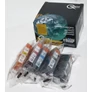 Kép 2/4 - Canon CLI-526 BCMY PGI-525 BK CHIP Pack kompatibilis (utángyártott) tintapatron