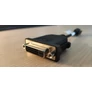 Kép 2/2 - !AKCIÓS! Mini displayport APA - DVI 24+1 anya átalakító kábel fekete 15 cm (7 nap kipróbálási garancia)