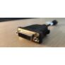 Kép 2/2 - !AKCIÓS! Mini displayport APA - DVI 24+1 anya átalakító kábel fekete 15 cm (7 nap kipróbálási garancia)