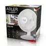 Kép 1/6 - Adler AD7301 15 cm, 46 dB, 7 m3 / perc fehér asztali ventilátor