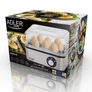 Kép 1/5 - Adler AD4486 500-800W (8 tojáshoz) inox elektromos tojásfőző