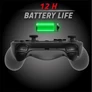 Kép 7/10 - Advance Gamepad Vezeték Nélküli - GTA Gamepad (USB, 12 gomb, PC és PS3 kompatibilis, fekete-piros)