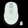 Kép 1/9 - Advance Egér vezeték nélküli - FEEL WIRELESS (1600 DPI, 4 gomb, zöld)
