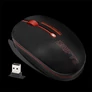 Kép 2/7 - Advance Egér vezeték nélküli - DRIFT 2 (1600 DPI, 3 gomb, piros)