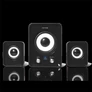 Kép 2/7 - Advance Hangszóró - SOUNDPHONICS 6W RMS (2.1, 3,5 mm Jack, fekete)