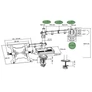 Kép 10/10 - Advance Monitor/Notebook Asztali konzol - XTENDMOUNTS FLEX (17-32", Max.: 2x9kg, dönthető, forgatható, fekete)