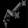 Kép 1/10 - Advance Monitor Asztali konzol - MECAMOUNT Dual (17-32", Max.: 2x9kg, dönthető, forgatható, fekete)