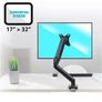 Kép 2/10 - Advance Monitor Asztali konzol - Ergomount Single (17-32", Max.: 9kg, dönthető, forgatható, gázrugó, fekete)