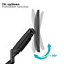 Kép 8/10 - Advance Monitor Asztali konzol - Ergomount Xtrem (17-45", Max.: 15kg, dönthető, forgatható, gázrugó, fekete)