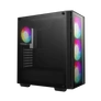 Kép 2/10 - DeepCool Számítógépház - MATREXX55 V4 C (fekete, ablakos, 3x14cm + 1x12cm A-RGB venti, ATX, 1xUSB3.0, Type-C)