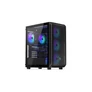 Kép 1/6 - Endorfy Számítógépház - Arx 500 ARGB (ATX /micro ATX/ITX, 1xUSB-C, 2xUSB3.0, 4x14cm LED ventilátor, ablakos, fekete)
