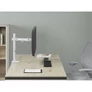 Kép 7/9 - Equip Monitor Asztali konzol - 650166 (17"-32", 1 monitor, dönthető, forgatható, állítható magasság, Max.: 9kg, fehér)