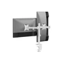 Kép 5/9 - Equip Monitor Asztali konzol - 650167 (13"-27", 2 monitor, dönthető, forgatható, állítható magasság, Max.:2x9kg, fehér)
