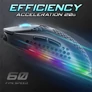 Kép 6/10 - Spirit of Gamer Egér - S-PM4 RGB (Optikai, 12800DPI, 6 gomb, harisnyázott kábel, fekete)