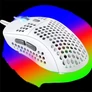 Kép 2/10 - Spirit of Gamer Egér - S-PM4 RGB Arctic (Optikai, 12800DPI, 6 gomb, harisnyázott kábel, fehér)