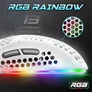Kép 5/10 - Spirit of Gamer Egér - S-PM4 RGB Arctic (Optikai, 12800DPI, 6 gomb, harisnyázott kábel, fehér)