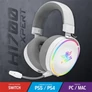 Kép 2/10 - Spirit of Gamer Wireless Fejhallgató - MIC-XH1700W (MultiPlatform, mikrofon, hangerőszabályzó, nagy-párnás, fehér)